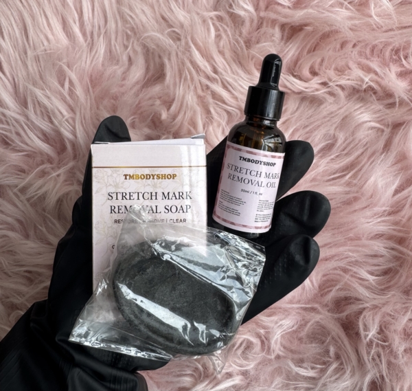 STRETCH MARK REMOVAL COMBO (OIL & SOAP)